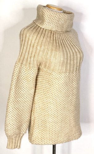 Queens Way to Fashion Damen Größe L Pullover Vintage 70’s Hippie Large Strick - Bild 2 von 8