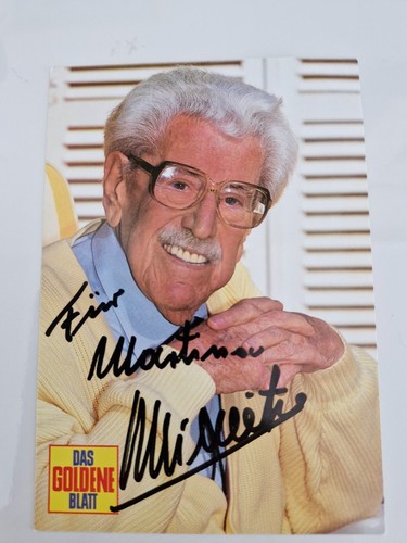 Schauspieler Willy Millowitsch bereits verstorben original Autogrammkarte Köln