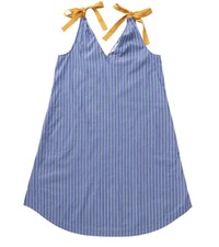 NWT Matilda Jane Sandy Seashell Cover-Up Blue Stripe Sz Small Brilliant Daydream