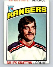 (HCW) 1976-77 O-Pee-Chee #28 Gilles Gratton  New York Rangers V11950