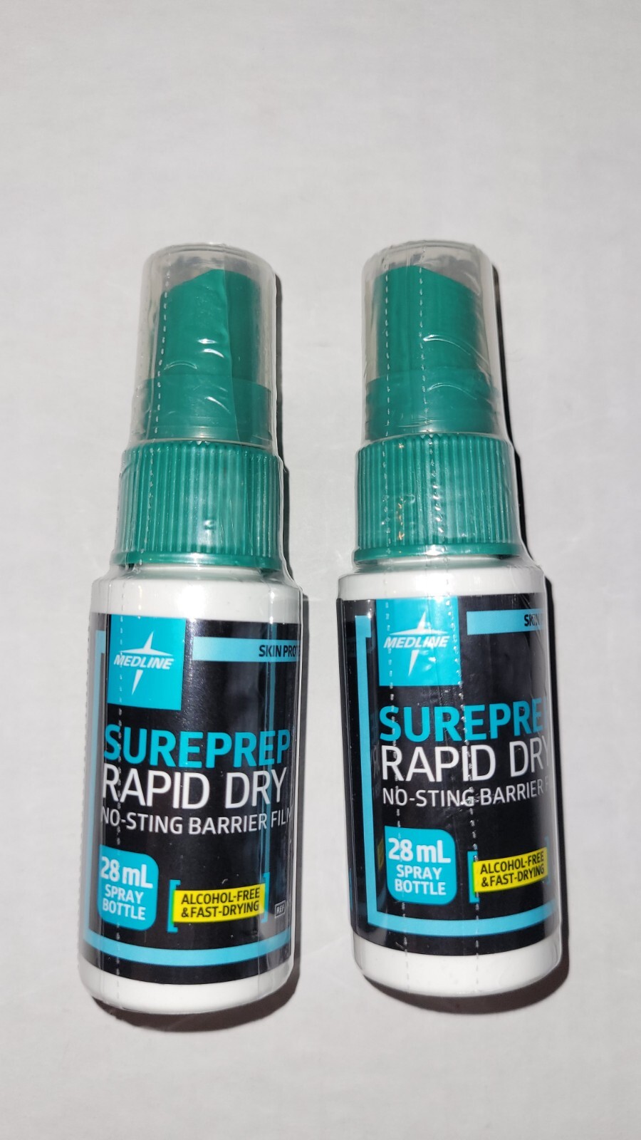 Medline SurePrep Rapid Dry Barrier Film 28mL Spray 2 Pack eBay