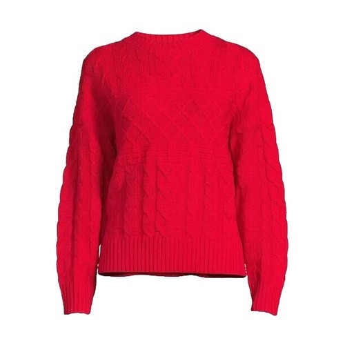 COOTIE Knit Sweater Thick Rib Stitch Drivers S Wool BLK Japan Used