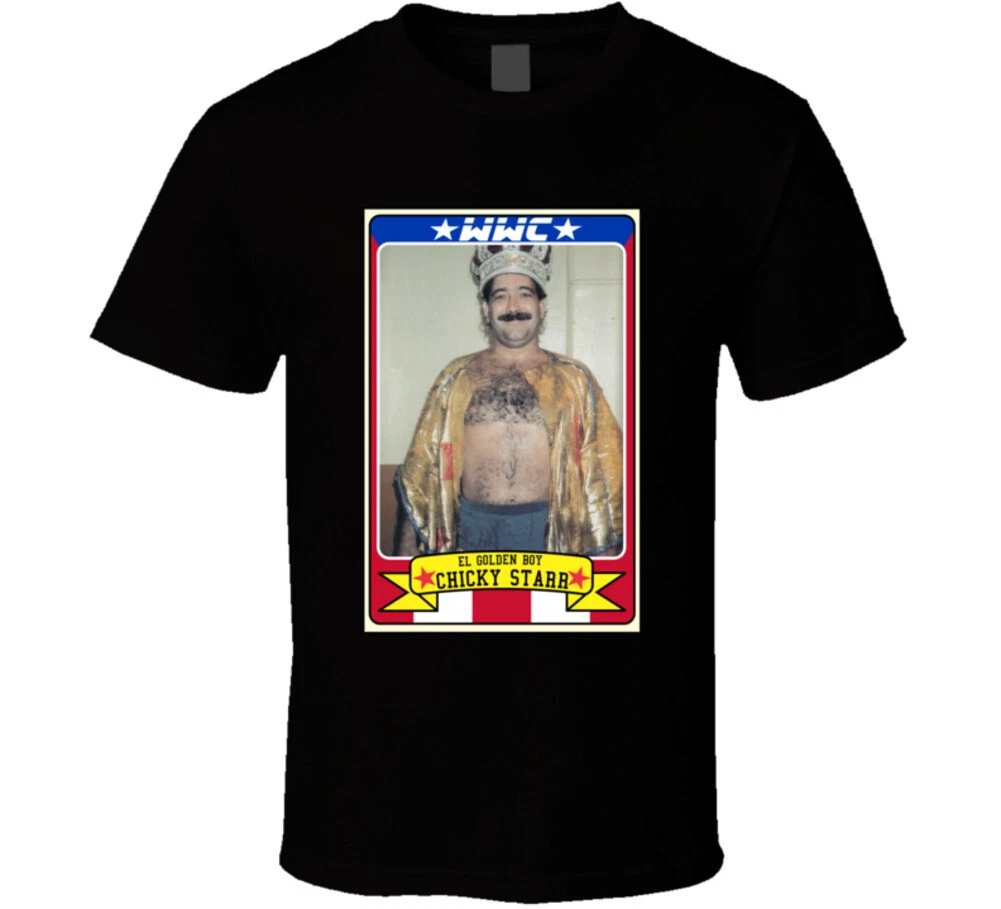 Chicky Starr Lucha Libre Wrestling Old School Puerto Rico T Shirt