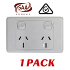 1 x Double 15Amp Powerpoint / GPO Outlet