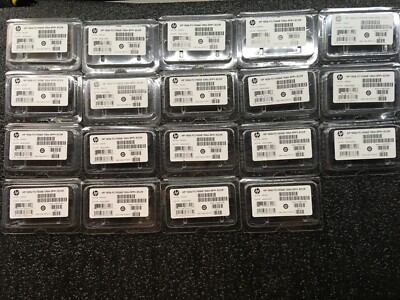 Lot of 19 HP 16GB FC 10GBE 100M SFP+ XCVR  H6Z42-63001
