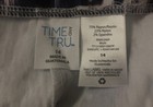 Time and Tru Women's Dark Iris  Millennium Capris Pants Size 14 NWT — photo 10