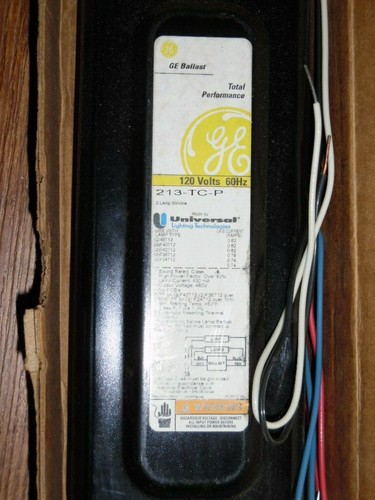 GE Ballast 213TCP / 213-TC-P 120V 60Hz (2) F48T12 - Picture 6 of 6