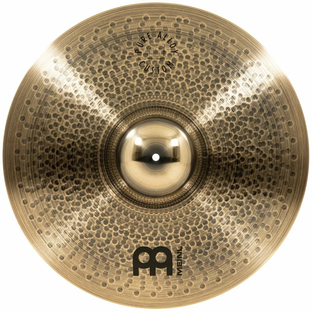 Meinl Pure Alloy Custom Medium Thin Ride Cymbal 22 842960103885 | eBay