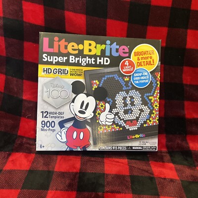 [New/2023/Disney] LITE-BRITE (Super Bright HD) 100 Years of Wonder (Hasbro) !!