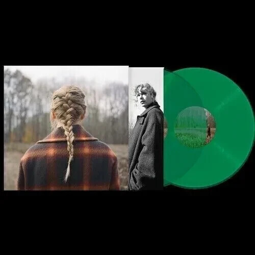 TAYLOR SWIFT - EVERMORE Deluxe Edition - 2 LP Green VINYL NEW ALBUM - Picture 1 of 1