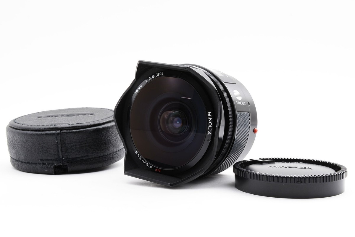 Minolta AF 16mm F/2.8 Fisheye Lens For Sony A-Mount MIJ Minolta AF 16mm F/2.8 Fisheye Lens For Sony A-Mount MIJ
