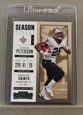 2017 Panini Contenders Adrian Peterson Saints 