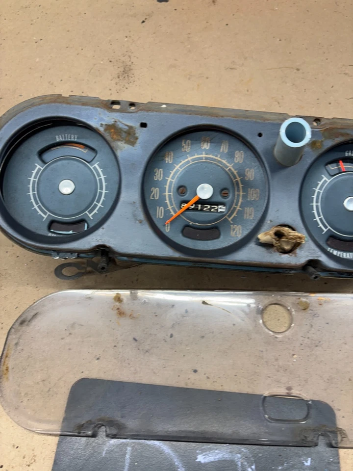 1966 1967 66 67 Pontiac GTO TEMPEST Lemans velocímetro medidores calibre conjunto de clúster Foto 3 de 4