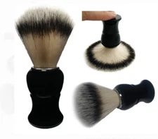 Shaving Brush, QSH Synthetic Brush Hair Knot with Pure Black Engineered Imported