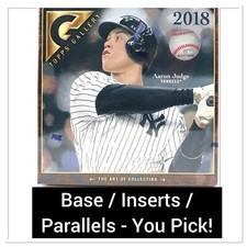 2018 Topps Gallery - Base / Inserts / Parallels - You Pick From List!