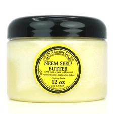 NEEM SEED BUTTER PURE UNREFINED ORGANIC COLD PRESSED NATURAL FREE SHIPPING! 