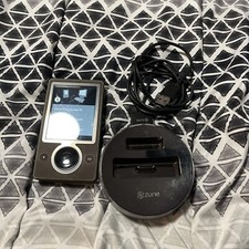 1091 Zune 30 30GB Brown Portable Media Player FM Radio Reset Tested Working