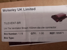 Wolseley Tile vent Bar  terracotta-