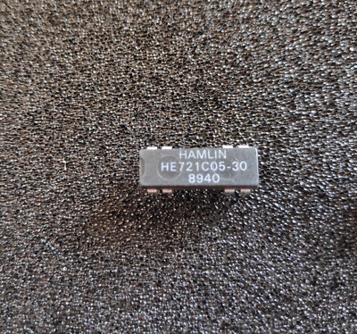 2 Stück/pcs -  HE721C0530 HAMLIN DIL Relais, 5V Reed Relay