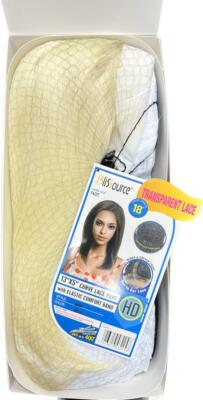 BlisSource Niki 13x5 transparent gebogenes Spitzenteil elastisches Komfortband Perücke UK Best