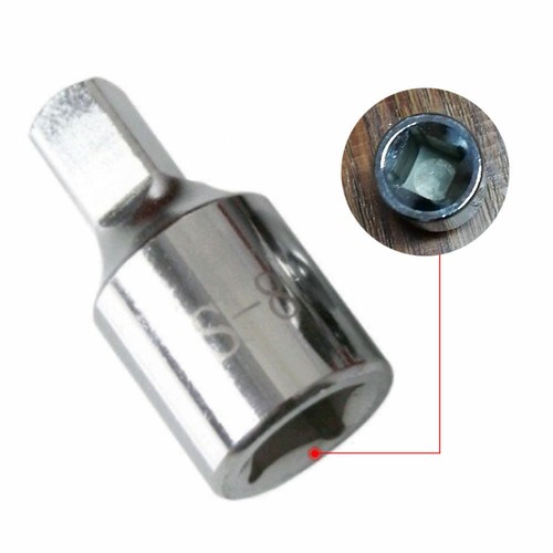 8mm Chrome Vanadium Steel Square Oil Sump Drain Plug Key Tool AS - Picture 8 of 10