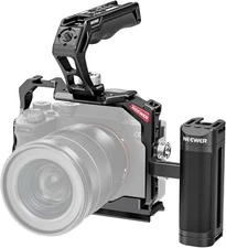 NEEWER Full Camera Cage Top & Side Handle for Sony a7R V/a7R IV/a7 IV/a7S III/a1