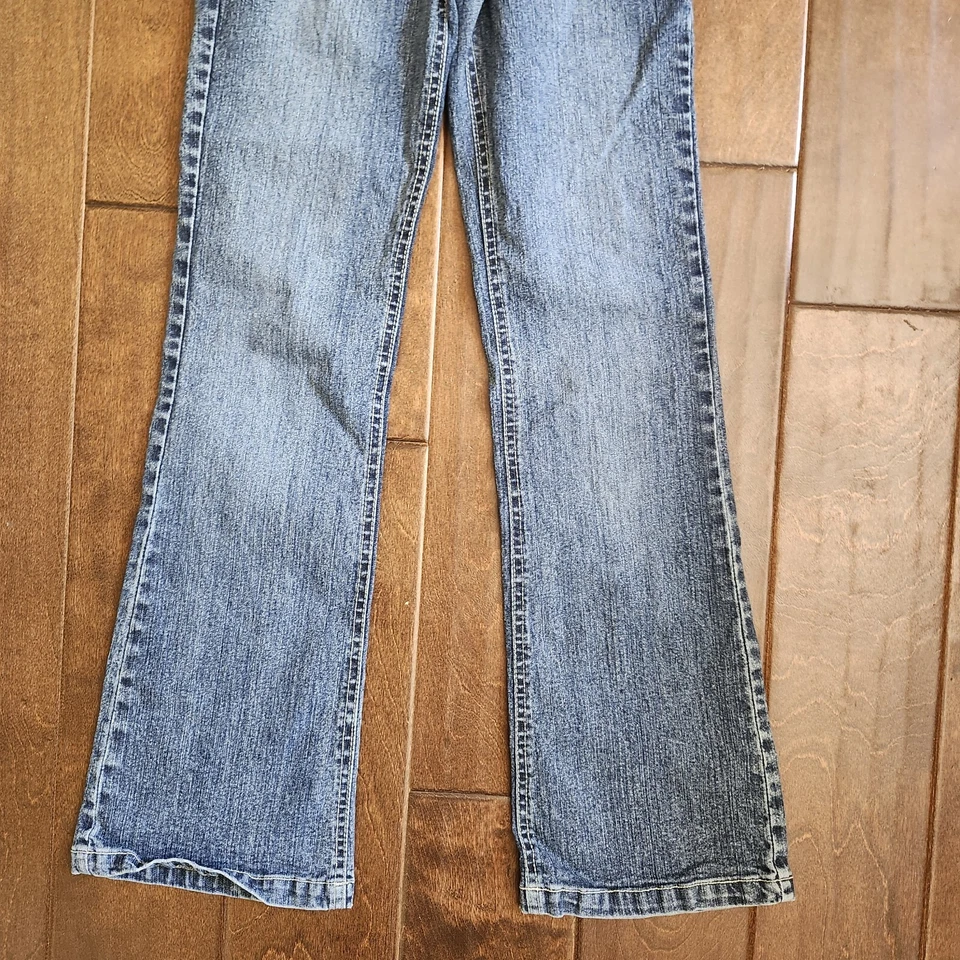 Pantalones de mezclilla para niña Izod con doble botón - talla 10 Foto 2 de 4