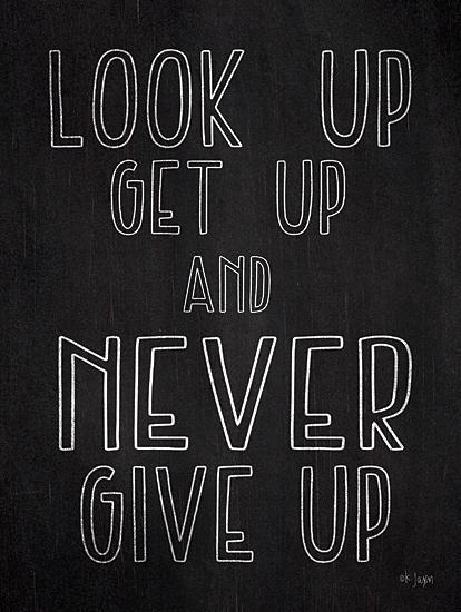 Art Print, Framed or Plaque by Jaxn Blvd - Never Give Up - JAXN398