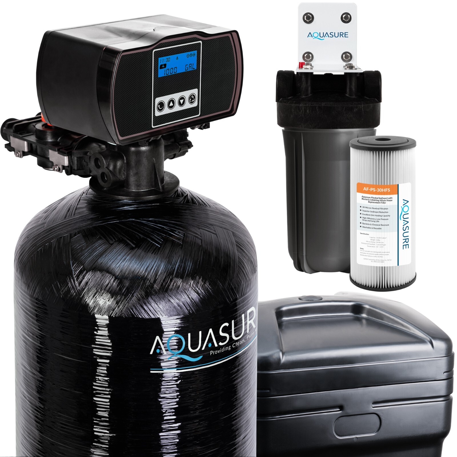 Aquasure Harmony Series 64,000 Grain Water Softener Fine Mesh Resin For Iron