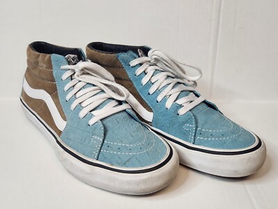 VANS Sk8-Mid Pro x Supreme Croc Corduroy Shoes Size 8 Limited