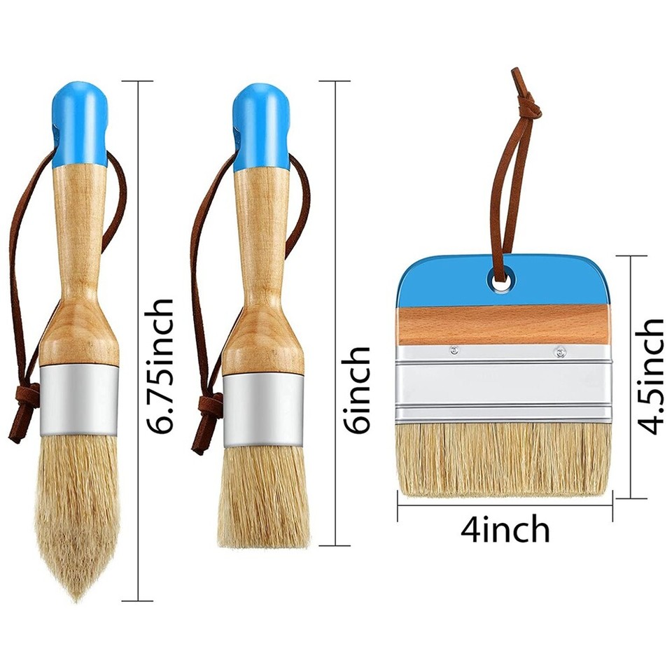 Brush for Acrylic Painting Bristle Stencil Brushes for Wood Furniture