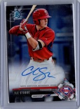 2017 Bowman Chrome #CPA-CS Cole Stobbe Prospect Autographs