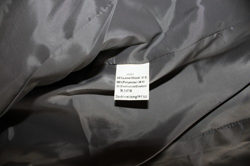 NWT Cartier Women's Dark Gray Stripe Blazer Size 38 Made in Romania - Picture 8 of 8