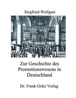 Zur Geschichte Des Promotionswesens In Deutschland