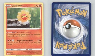 CASTFORM SUNNY FORM 022/198 C CHILLING REIGN POKEMON NM/M MORII