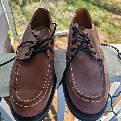 Red Wings Men's Shoes Vtg 104 Postman Oxford Brown Sz 10.5