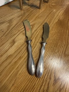 Antike Käsemesser Buttermesser 800er Silber