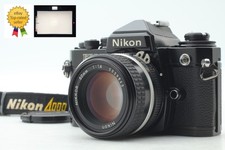 Top MINT Nikon FE2 Black 35mm Film Camera Ai-s Ais 50mm f/1.4 Lens From JAPAN