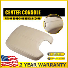 For 2008-2012 Honda Accord Beige Leather Console Lid Armrest Cover Replace Parts For 2008-2012 Honda Accord Beige Leather Console Lid Armrest Cover Replace Parts