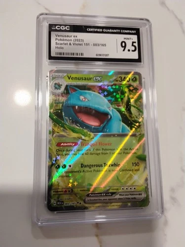 CGC 9.5 Venusaur ex Scarlet & Violet 151 003/165 - Holo