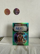 Ricky Council IV 2023-24 Prizm Draft RC Auto Sensational Signatures Green Prizm