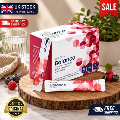 Unicity Balance NATURAL gemischte Beere, 30 Stick-Packungen - UK-Bestand - KOSTENLOSER VERSAND