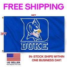 Duke University Blue Devils 3X5 Ft Banner NCAA Football FREE Shipping