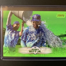 2025 TOPPS STADIUM CLUB BOBBY WITT Jr. SP GREEN FOIL PARALLEL  Royals