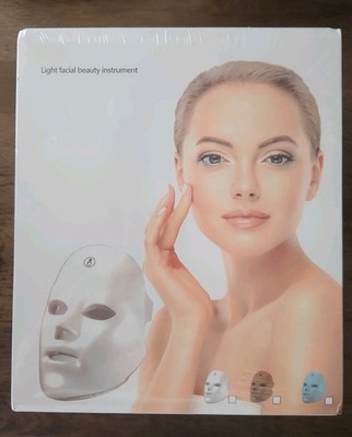 7 Colors LED Light Photon Therapy Face Mask for Facial Skin Care Wrinkles