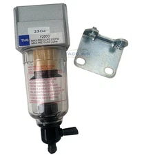 1/4" Compressed Air Compressor In Line Moisture & Water Filter Trap Separator