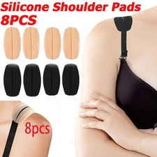 8PCS Silicone Bra Strap Cushions Holder Non-Slip Shoulder Protectors Pads 2025