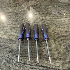 Snap On Sgtx40b 4 Pc Soft Grip Mini Torx Screwdriver Set Power Blue New