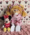 Cabbage Patch  vintage restored/ pacifier face/blonde/custom outfit