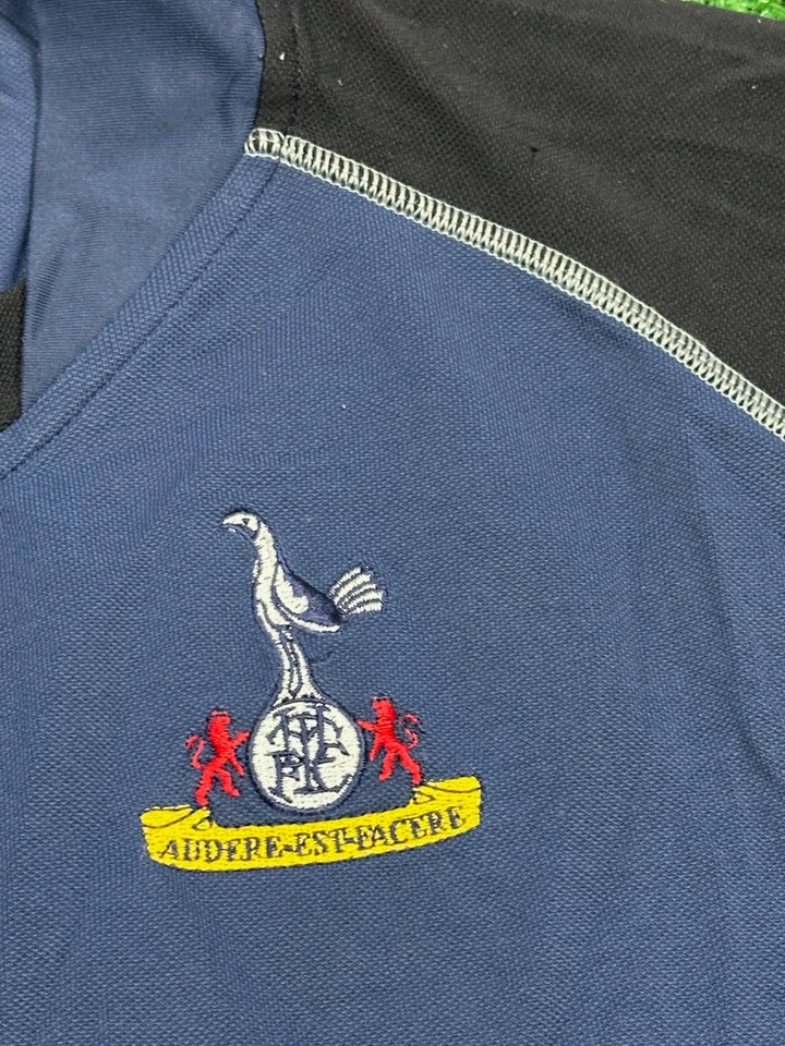 Tottenham Hotspur FC Kappa 2004 Navy Away T-Shirt | Adult Large Football Top Kit - Image 4 of 4